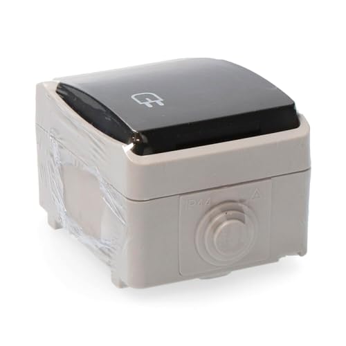 IP44 wasserdichte feste Basis mit Estrich, wasserdicht und staubdicht, perfekt für elektrische Installationen im Freien oder in feuchten Umgebungen. von Glowster