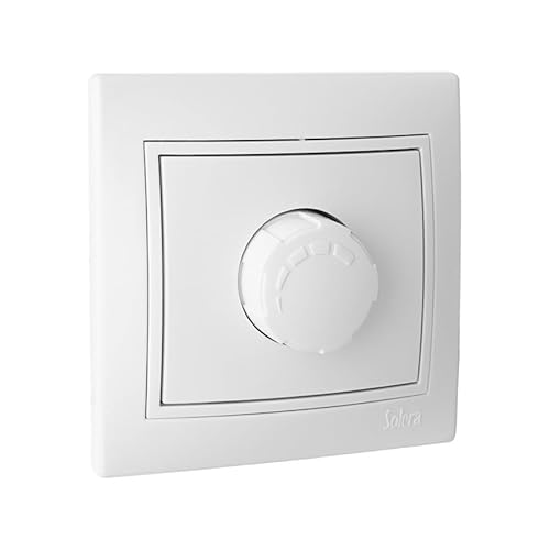 LED Dimmer weiß 250V 83x81x10mm von Glowster