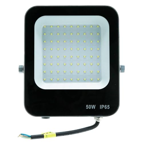 LED-Projektor Napoli 50 W bis 6000 K, ideal für effiziente und helle Beleuchtung. Das langlebige Licht sorgt für Klarheit und Sicherheit in jedem Raum, sowohl innen als auch außen. von Glowster