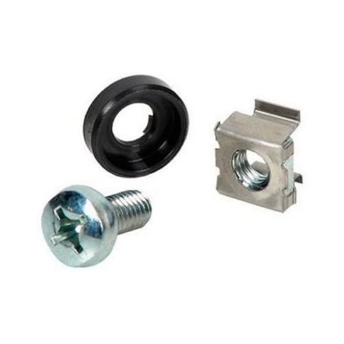 Philips Stahlschraube mit Mutter M6x16, Packung mit 50 Stück, ideal für Montage und Befestigung an Strukturen. von Glowster