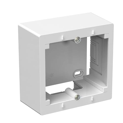 Sockelleiste weiß Aufputz 85x83x43mm Sockelleiste weiß Aufputz 85x83x43mm von Glowster