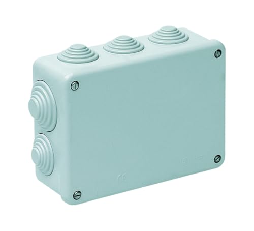 Wasserdichte Box mit Schraube, 153 x 110 mm, mit Estrich, ideal zum Schutz von elektrischen Verbindungen und Komponenten im Außenbereich. Wasserdichte Box mit Schraube, 153 x 110 mm, mit Estrich, ideal zum Schutz von elektrischen Verbindungen und Komponenten im Außenbereich. von Glowster