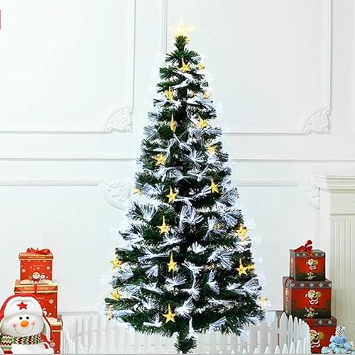 Weihnachtsbaum aus Glasfaser, niedrige Spannung, kaltweiß, 120 cm, ideal für die Dekoration von Weihnachtsräumen und zur Schaffung Einer festlichen Atmosphäre. von Glowster