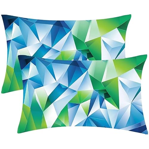 Kissenbezug 30 x 60 Geometrische Gradienten Kopfkissenbezug 2er Set Sofakissen Samt Kissenbezüge Rechteckig Dekokissen für Sofa Stühle Deko Wohnzimmer Modern Couchkissen Schlafzimmer Kissenhülle F-554 Kissenbezug 30 x 60 Geometrische Gradienten Kopfkissenbezug 2er Set Sofakissen Samt Kissenbezüge Rechteckig Dekokissen für Sofa Stühle Deko Wohnzimmer Modern Couchkissen Schlafzimmer Kissenhülle F-554 von Glslmznq