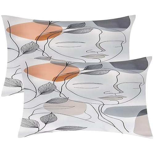 Kissenbezug 50 x 100 Kissenbezüge Einfache AbstraktionZierkissen 2er Set Rechteckig Couchkissen Zierkissenbezüge Baumwolle Leinen Sofa Kopfkissenbezug für Deko Wohnzimmer Gartenmöbel Kissen d-584 Kissenbezug 50 x 100 Kissenbezüge Einfache AbstraktionZierkissen 2er Set Rechteckig Couchkissen Zierkissenbezüge Baumwolle Leinen Sofa Kopfkissenbezug für Deko Wohnzimmer Gartenmöbel Kissen d-584 von Glslmznq