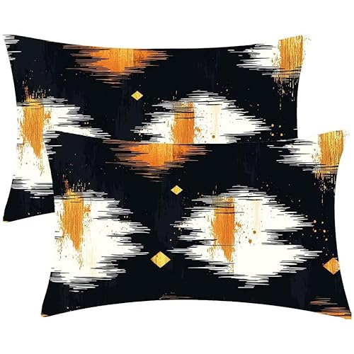 Kissenbezug 50 x 100 Schwarz Nordeuropa Kopfkissenbezug 2er Set Sofakissen Samt Kissenbezüge Rechteckig Dekokissen für Sofa Stühle Deko Wohnzimmer Modern Couchkissen Schlafzimmer Kissenhülle F-434 Kissenbezug 50 x 100 Schwarz Nordeuropa Kopfkissenbezug 2er Set Sofakissen Samt Kissenbezüge Rechteckig Dekokissen für Sofa Stühle Deko Wohnzimmer Modern Couchkissen Schlafzimmer Kissenhülle F-434 von Glslmznq