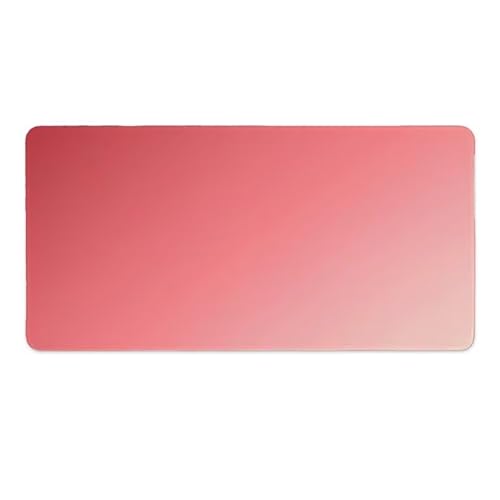Mauspad 1200 x 600 mm Groß Gaming Mousepad, Reine Farbe Große Schreibtisch Matte, Genähte Kanten Gaming Mauspad, Schreibtischunterlage mit Rutschfester Gummibasis, Schreibtisch Zubehör F-242 von Glslmznq