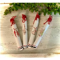 4Er Set Wichtel Deko Holz Wäscheklammern Herbst Winter Advent Skandi Hygge Geschenk von GluecksdekoVonBiggy