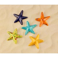 Magnet Seestern Keramik Deko Kühlschrank Bunt Maritim Meerestier Fisch Muttertag Klein Geschenk Geburtstag Man Frau Deutschland von Gluecksfarbe