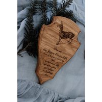 Ehrenschild | Trophäenschild Das Ist Des Jägers Geschenk Für Jäger Massivholz Hirsch Gams Wildschwein Hirschkopf von Gluecksloeffler