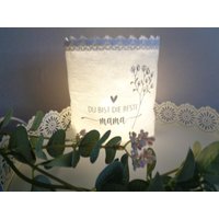 Lichtbeutel - Windlicht Deko Kerzenglas Geschenk Muttertag Mama Lichtbeutel - Windlicht Deko Kerzenglas Geschenk Muttertag Mama von Gluecksmomente1
