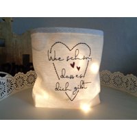 Lichtbeutel - Windlicht Deko Kerzenglas Geschenk Schön Das Es Dich Gibt Lichtbeutel - Windlicht Deko Kerzenglas Geschenk Schön Das Es Dich Gibt von Gluecksmomente1