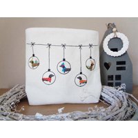Lichtbeutel - Windlicht Deko Kerzenglas Geschenk X-Mas Weihnachtskette Dackel von Gluecksmomente1