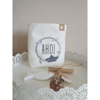 Lichtbeutel - Windlicht Kerzenglas Stimmungslicht Maritim Ahoi Lichtbeutel - Windlicht Kerzenglas Stimmungslicht Maritim Ahoi von Gluecksmomente1