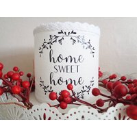 Windlicht - Kerzenglas Stimmungslicht Home Sweet Windlicht - Kerzenglas Stimmungslicht Home Sweet von Gluecksmomente1