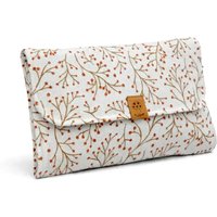 Windeltasche Mit Wickelunterlage Abwaschbar Für Unterwegs - Verschiedene Stoffe Wickelltasche Unterlage von Glueckspilzig