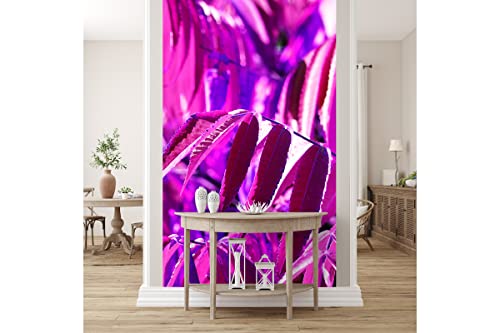 Glücksvilla - Fototapete, selbstklebend (120 x 250 cm BxH) - div. Maße - Vlies-Tapete XXL moderne Wand-Deko - Buntes Herbstlaub 5 - Fotografie Garten-Pflanzen Baum Herbst Blätter Natur von Glücksvilla