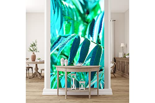 Glücksvilla - Fototapete, selbstklebend (120 x 250 cm BxH) - div. Maße - Vlies-Tapete - moderne Wand-Deko - Buntes Herbstlaub 2 - Fotografie Garten-Pflanzen Baum Herbst Blätter Natur von Glücksvilla