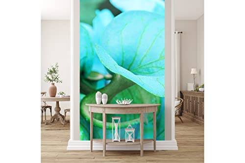 Glücksvilla - Fototapete, selbstklebend (120 x 250 cm BxH) - div. Maße - Vlies-Tapete - moderne Wand-Deko - Calla-Blüten Romantik 1 - florale Fotografie Garten-Pflanzen Blumen Natur von Glücksvilla