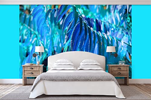 Glücksvilla - Fototapete, selbstklebend (360 x 250 cm BxH) - div. Maße - Vlies-Tapete XXL moderne Wand-Deko - Buntes Herbstlaub 6 - Fotografie Garten-Pflanzen Baum Herbst Blätter Natur von Glücksvilla