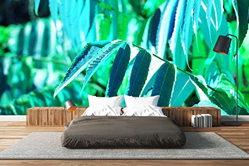Glücksvilla - Fototapete, selbstklebend (600 x 250 cm BxH) - div. Maße - Vlies-Tapete XXL moderne Wand-Deko - Buntes Herbstlaub 2 - Fotografie Garten-Pflanzen Baum Herbst Blätter Natur von Glücksvilla