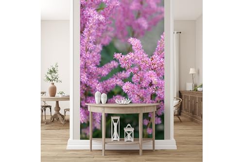 Glücksvilla - Fototapete, selbstklebend 120 x 250 cm (BxH) - div. Maße - Vlies-Tapete - moderne Wand-Deko - Garten-Prachtspiere - Blumen Blüten Natur Garten Botanik Fotografie von Glücksvilla