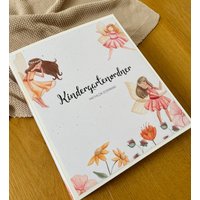 Kindergarten Ordner - Portfolio Mappe Geschenk Personalisierbar, A4 Ordner, Erinnerungsordner, Fee von GlueckswerkeShop