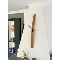 Fassdauben Wanduhr - Eiche Geölt von Glueckweiser