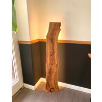 Olivenholz Stehlampe von Glueckweiser