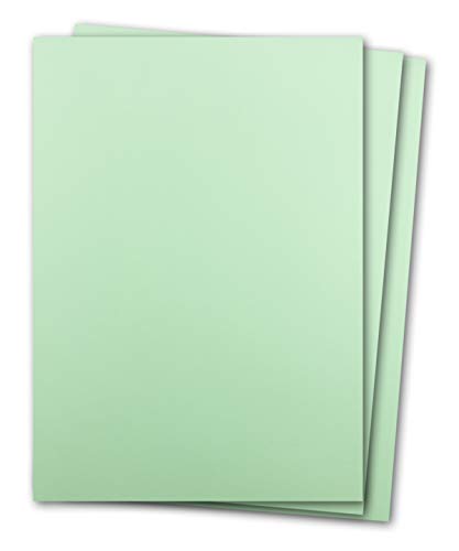 500 Blatt Tonkarton DIN A4 - Mint Grün Hellgrün - 240 g/m² Dicker Bastelkarton - 21,0 x 29,7 cm Pappe zum basteln für Fotoalbum Menükarte Bedruckbar DIY kreativ Sein von Glüxx-Agent