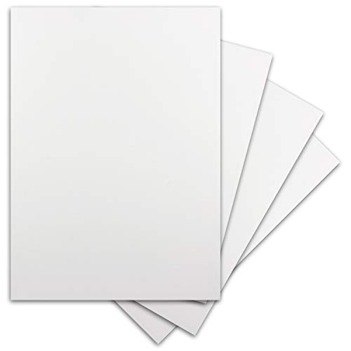 Glüxx-Agent 200 Blatt DIN-A5 Ton-Karton - 300 g/m² Bastel-Papier - 14,8 x 21 cm - Weiss - geprägte Leinen-Struktur - Tonzeichenpapier zum Basteln - Fotokarton Glüxx-Agent 200 Blatt DIN-A5 Ton-Karton - 300 g/m² Bastel-Papier - 14,8 x 21 cm - Weiss - geprägte Leinen-Struktur - Tonzeichenpapier zum Basteln - Fotokarton von Glüxx-Agent