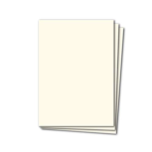 Glüxx Agent 300 Blatt Tonkarton DIN A4 - Creme - 240 g/m² Dicker Bastelkarton - 21,0 x 29,7 cm Pappe zum basteln für Fotoalbum Menükarte Bedruckbar DIY kreativ Sein von Glüxx Agent