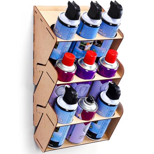 Aerosol-Organizer | Wandhalterung für Garage für Organisation von Malerei | 3 Ebenen für Werkstätten, Wohnzimmer, Studios, Arbeit, Handwerk, Graffiti, Maler, Innenräume Aerosol-Organizer | Wandhalterung für Garage für Organisation von Malerei | 3 Ebenen für Werkstätten, Wohnzimmer, Studios, Arbeit, Handwerk, Graffiti, Maler, Innenräume von Glugahrif