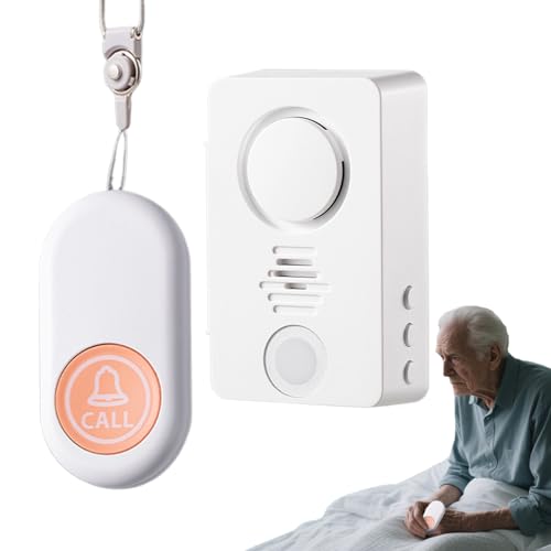 Bett Alarm Für Ältere Erwachsene Drahtlos - Intelligenter Kabelloser Alarm Für Die Nacht - Wasserdichter Schlafalarm Für Kinder Erwachsene Und Ältere Menschen Bei Bettnässen von Glugahrif