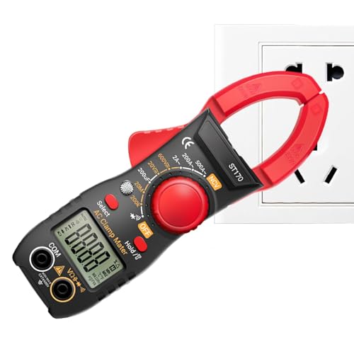 Digitales Klemmmesser, Klemmmultimeter - Smart Clamp-On Multimeter 500A | Auto-Bereitschafts-Elektriker-Werkzeuge mit NCV, AMP-Spannungstester mit Wechselstrom-/Gleichstromspannung für den Außengebrau Digitales Klemmmesser, Klemmmultimeter - Smart Clamp-On Multimeter 500A | Auto-Bereitschafts-Elektriker-Werkzeuge mit NCV, AMP-Spannungstester mit Wechselstrom-/Gleichstromspannung für den Außengebrau von Glugahrif