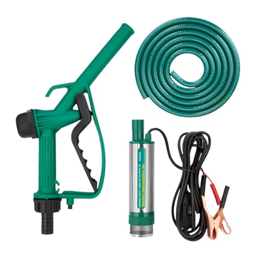 Elektrische Transferpumpe | Ölextraktor | 12V Tragbarer Flüssigkeitstransfer mit Automatischem Stopp für Auto Öl Wasser Garten von Glugahrif