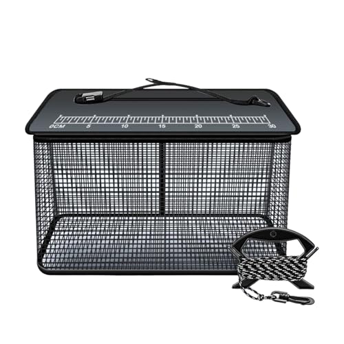 Faltbares Fischernetz | Faltbarer Netzkäfig mit reflektierendem Angeln,Falle für Blutegel mit hoher Sichtbarkeit für Großvater und von Glugahrif