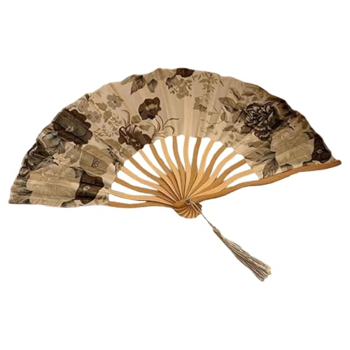 Glugahrif Faltbarer Handfächer – Vintage-Fächer, faltbar, mit Klappfunktion, Zubehör für Bühnenleistung, tragbar, für warmes Wetter, Reisen, Festivals, Musik, Karneval, Teilnehmer, Veranstaltungen Glugahrif Faltbarer Handfächer – Vintage-Fächer, faltbar, mit Klappfunktion, Zubehör für Bühnenleistung, tragbar, für warmes Wetter, Reisen, Festivals, Musik, Karneval, Teilnehmer, Veranstaltungen von Glugahrif