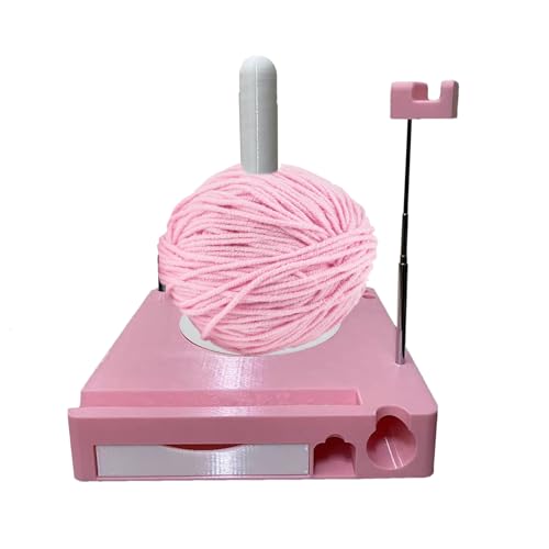 Glugahrif Garn -Spulenbox, Garnhalter Box,Spinner Easy Release Yarn Spool Halter - Stricken Sie häkeln von Glugahrif