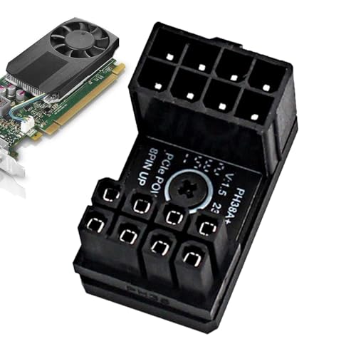 Glugahrif Grafikkartenanschluss, 180-Grad-GPU-Winkelanschluss,180-Grad-U-Drehung GPU-Winkelstecker - Benutzerfreundlicher GPU-Winkelstecker, verschleißfester GPU-Adapter für Grafikkarte Glugahrif Grafikkartenanschluss, 180-Grad-GPU-Winkelanschluss,180-Grad-U-Drehung GPU-Winkelstecker - Benutzerfreundlicher GPU-Winkelstecker, verschleißfester GPU-Adapter für Grafikkarte von Glugahrif