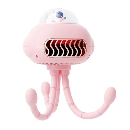 Glugahrif Kinderwagenventilator - 3-Stufen Flexibles Stativ Personallüfter - Rechargeable Portable Cooling Tool for Outdoor Travel Car Seat Bike Home Sleep Bed Desk Crib von Glugahrif