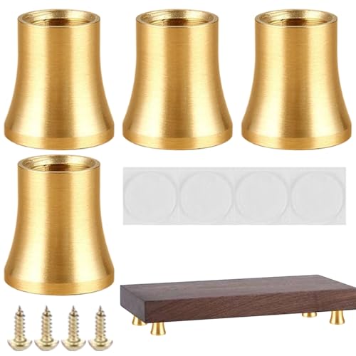 Glugahrif Möbelfüße Ersatz,Massivholz Möbelbeine - Antirutsch-Modern Schutz Für Parkettböden & Mobiliar Tisch Bett Schreibtisch Schrank von Glugahrif
