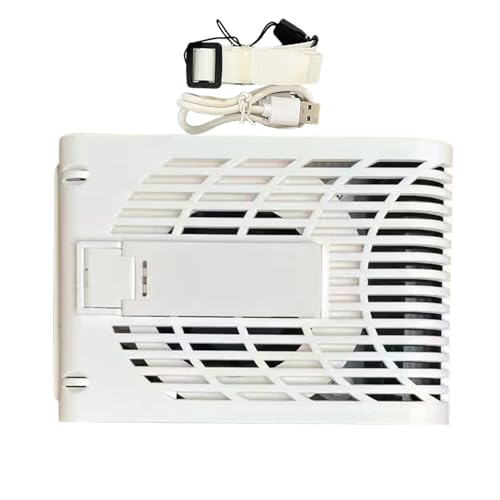 Glugahrif Taillenventilator - Klemmbarer Tragbarer Gürtelventilator Persönlich - Wiederaufladbares Kühlgerät Mit 3 Geschwindigkeitsstufen Für Sport Camping Gartenarbeit Picknick Glugahrif Taillenventilator - Klemmbarer Tragbarer Gürtelventilator Persönlich - Wiederaufladbares Kühlgerät Mit 3 Geschwindigkeitsstufen Für Sport Camping Gartenarbeit Picknick von Glugahrif