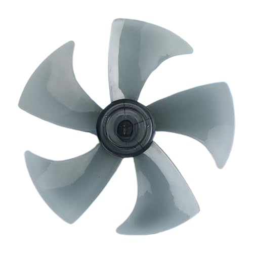 Glugahrif Ventilatorflügel für Zuhause, Ersatzteile für Haushaltsventilator, 5 Flügel, mit Mutterabdeckung für Schlafzimmer, Esszimmer, Büro Glugahrif Ventilatorflügel für Zuhause, Ersatzteile für Haushaltsventilator, 5 Flügel, mit Mutterabdeckung für Schlafzimmer, Esszimmer, Büro von Glugahrif