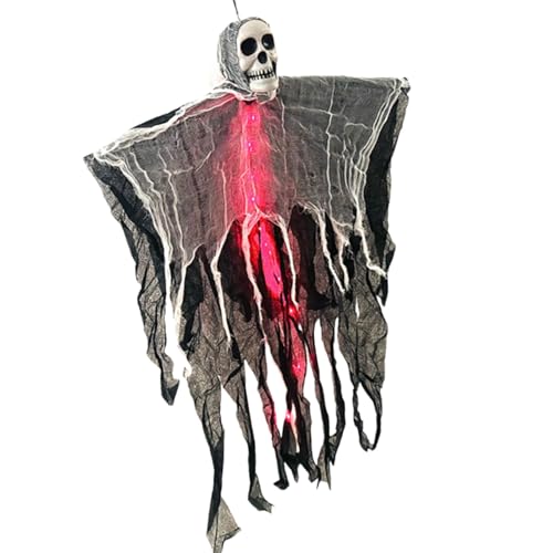 Halloween Skelett Dekoration | Grusel Haus Requisite - Schwebende Beleuchtete Deko Mit Nebel Für Garten Wand Maskenbälle Karneval Klassenzimmer Höfe Halloween Skelett Dekoration | Grusel Haus Requisite - Schwebende Beleuchtete Deko Mit Nebel Für Garten Wand Maskenbälle Karneval Klassenzimmer Höfe von Glugahrif