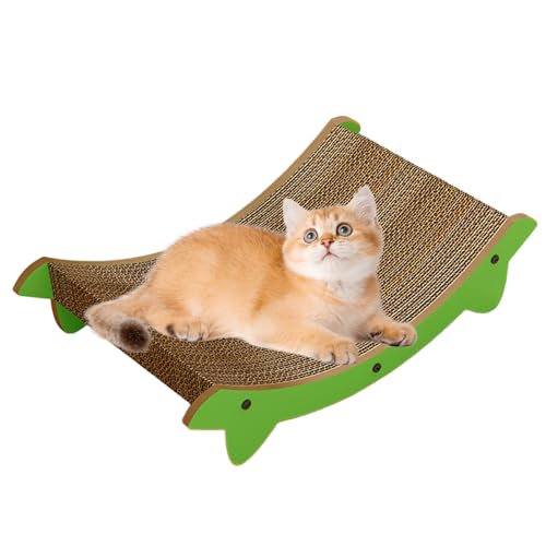 Katzen Kratzbrett - Kratzmatten Für Hauskatzen | Interaktives Spielzeug als Möbelschutz für Sofa Tür Teppich mit Beschäftigungsfunktion gegen Langeweile bei Kätzchen und kleinen von Glugahrif