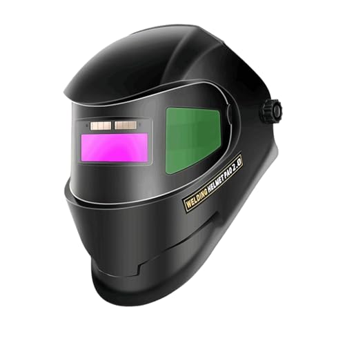 Schweißerhelm Auto Darkening - Schutzmaske für Erwachsene | Abdeckung Für Rohrschweißer Kfz Techniker Und Werkstattarbeiten Schweißerhelm Auto Darkening - Schutzmaske für Erwachsene | Abdeckung Für Rohrschweißer Kfz Techniker Und Werkstattarbeiten von Glugahrif