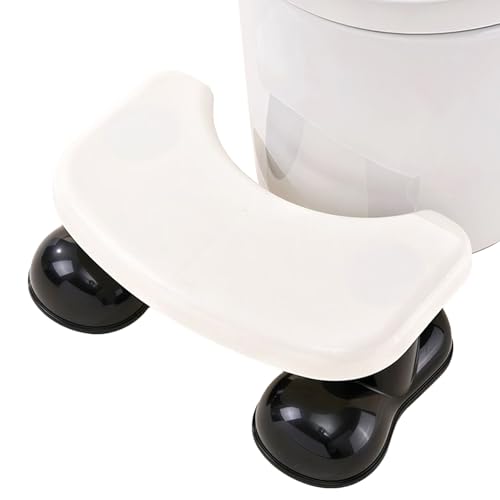 Sitzhocker, Trittleiter für das Badezimmer mit Tritthocker | Rutschfester Tritthocker für ältere Menschen und Erwachsene, Hocken, Haus, Camping, Reise von Glugahrif