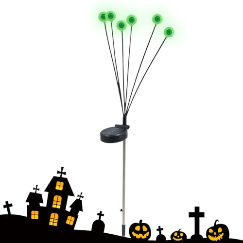 Solarleuchten Halloween Auge | Gruselige Lichtdekoration in Augenform – Dekorative Solarlaternen mit Glühlampeneffekt, Schaukeleffekt für Allee, Garten, Massive Party Solarleuchten Halloween Auge | Gruselige Lichtdekoration in Augenform – Dekorative Solarlaternen mit Glühlampeneffekt, Schaukeleffekt für Allee, Garten, Massive Party von Glugahrif