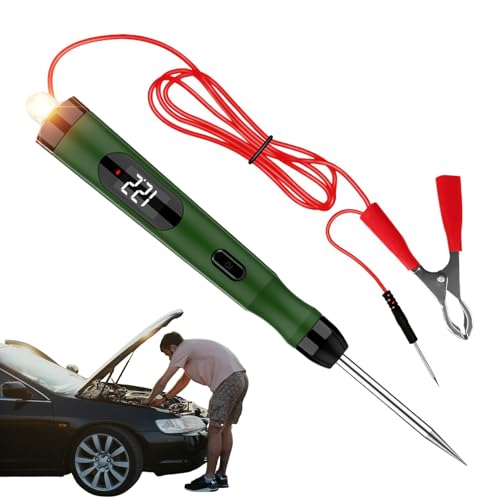 Stromkreissonden-Set, Leistungsprüfer, Spannungsanzeige, elektrischer Spannungsprüfer, Kurzschlussprüfer, Überlastschutz, Werkzeug von Glugahrif